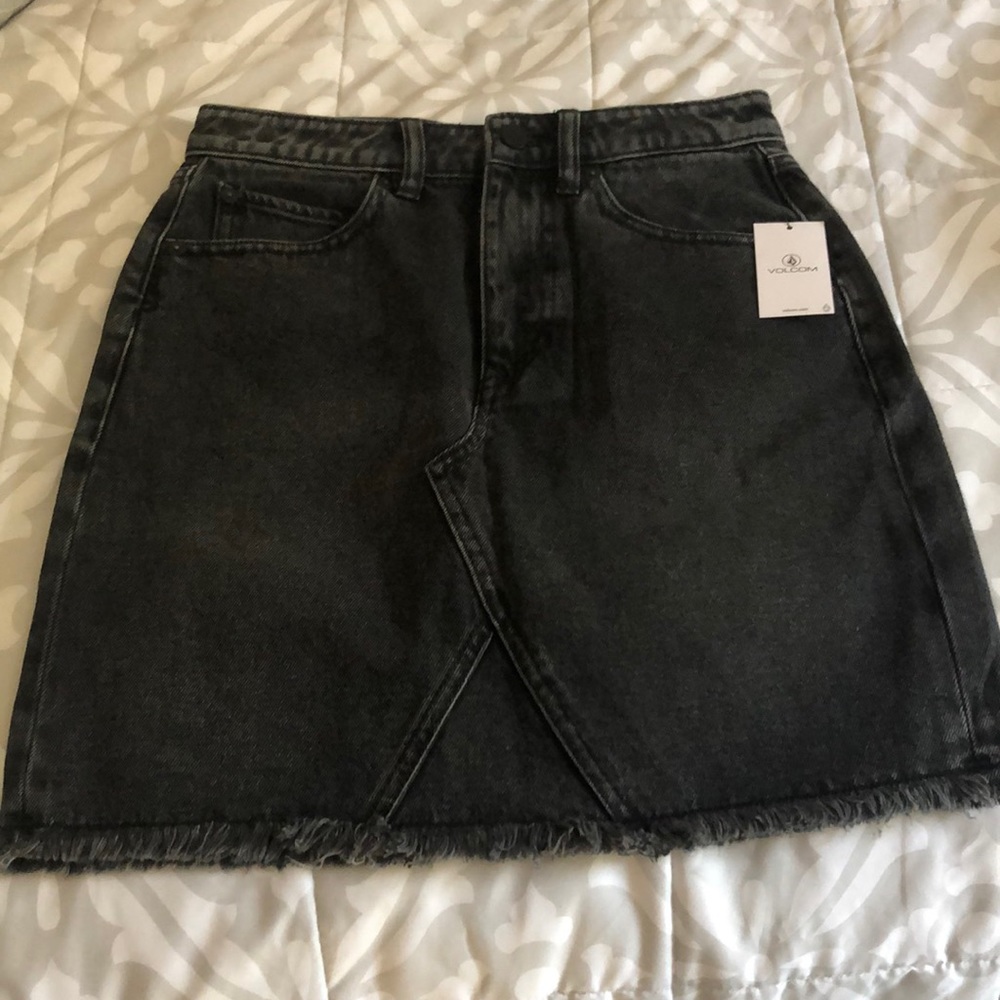 Volcom denim skirt
